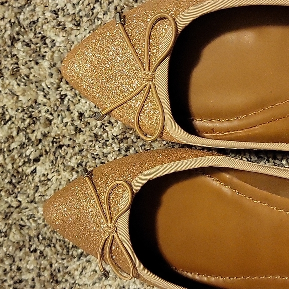 Candie's Shoes Gold Sparkle Shoes Poshmark